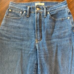 Madewell High Rise Blue Denim Jeans